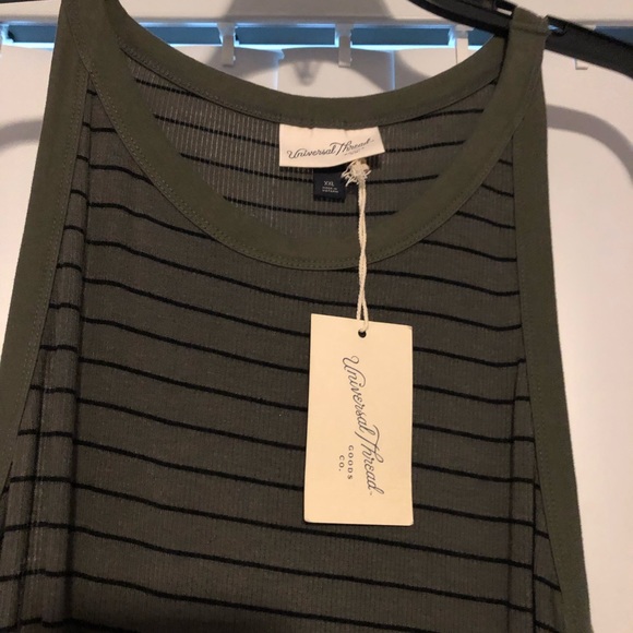 Universal Thread Dresses & Skirts - A Sleeveless Army Green Tank Dress